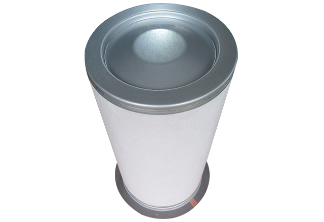 Oil and gas separation filter element